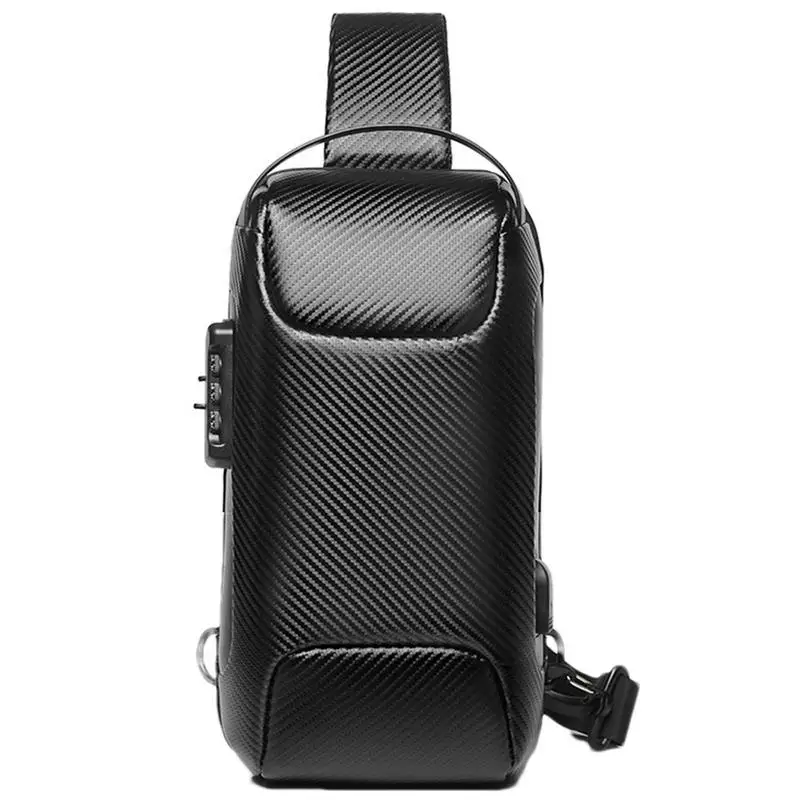 Отличителни Чанти за рамо|Водоустойчива Чанта за Рамо, Мъжки Раница на Рамо|Малък Гърдите Раница през Рамо с USB порт за Зареждане
